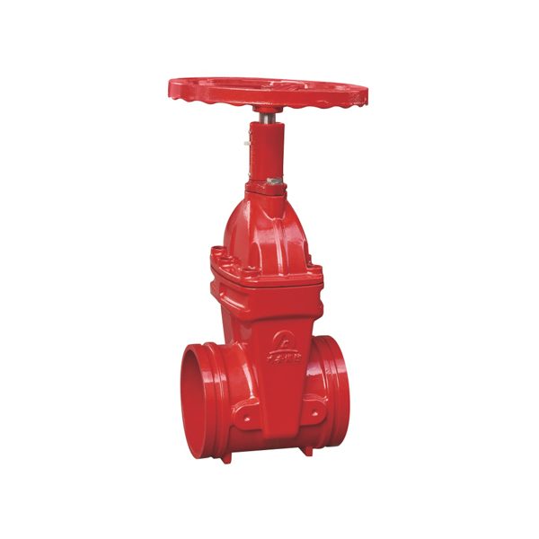 resilient wedge gate valve grooved EPDM seat water supply