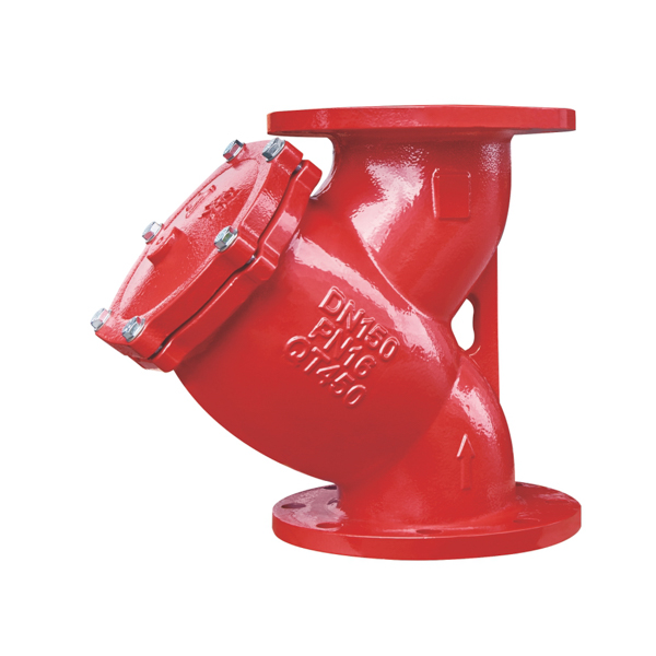 flanged Y type strainer pipeline filter fire protection