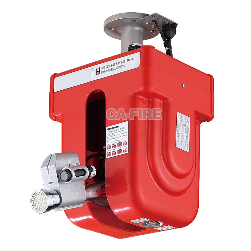 Remote control fire monitor RCFM electric series — wireless and wired dual control, 30–120 L/s, IP67, 360° electric traverse