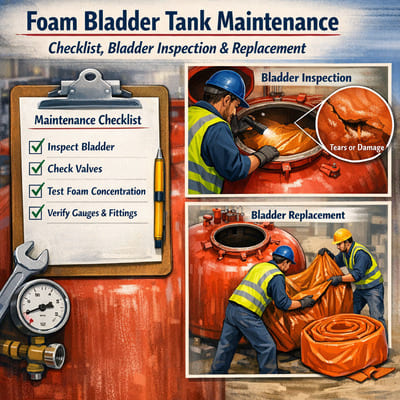 Foam-Bladder-Tank-Maintenance-Checklist-Bladder-Inspection-Replacement