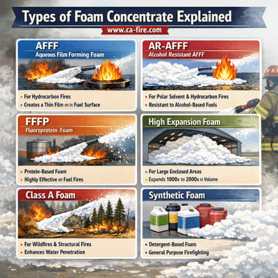 Types-of-Foam-Concentrate-AFFF-AR-AFFF-FFFP-High-Expansion-Class-A-Synthetic-Explained