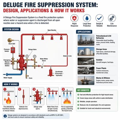 Deluge Fire Suppression System Design Applications How It Works 