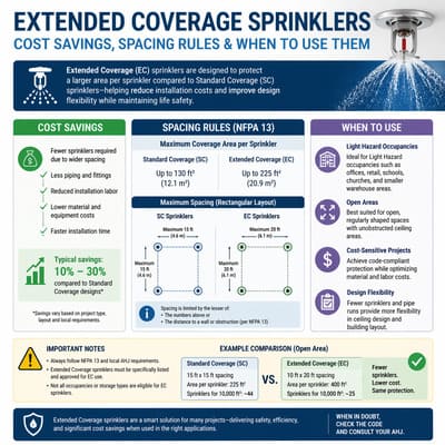 Extended-Coverage-Sprinklers-Cost-Savings-Spacing-Rules-When-to-Use-Them