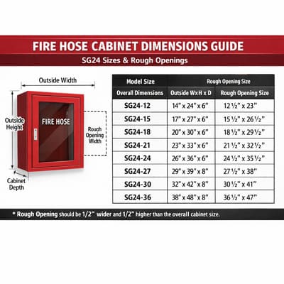 Fire-Hose-Cabinet-Dimensions-Guide-SG24-Sizes-Rough-Openings