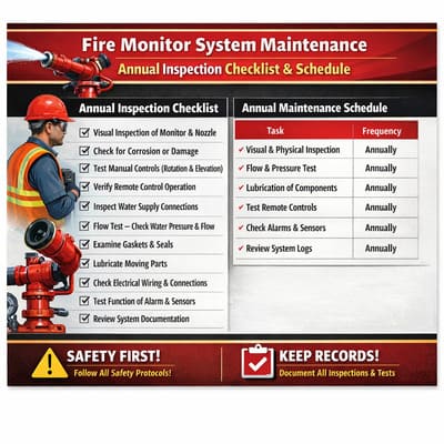 Fire-Monitor-System-Maintenance-—-Annual-Inspection-Checklist-and-Schedule
