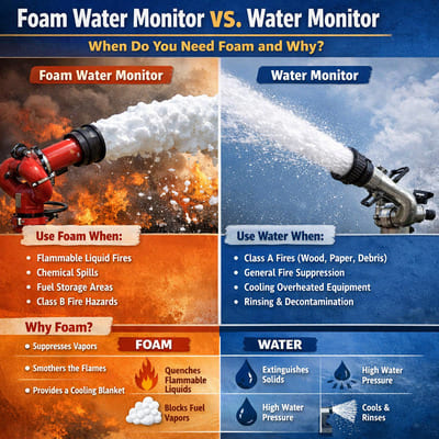 Foam-Water-Monitor-vs-Water-Monitor-—-When-Do-You-Need-Foam-and-Why