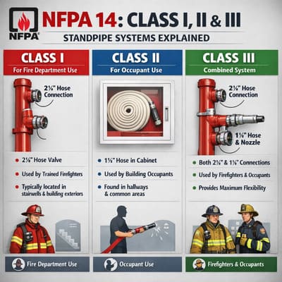 NFPA-14-Class-I-II-III-Standpipe-Systems-Explained