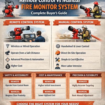Remote Control vs Manual Fire Monitor System — Complete Buyer's Guide