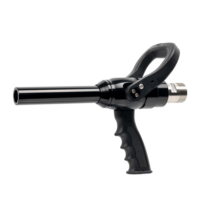 Specialty fire nozzles chimney dry chemical pressure test