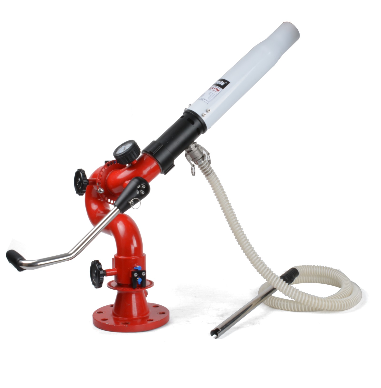 TFS manual tiller fire monitor with aluminium alloy nozzle
