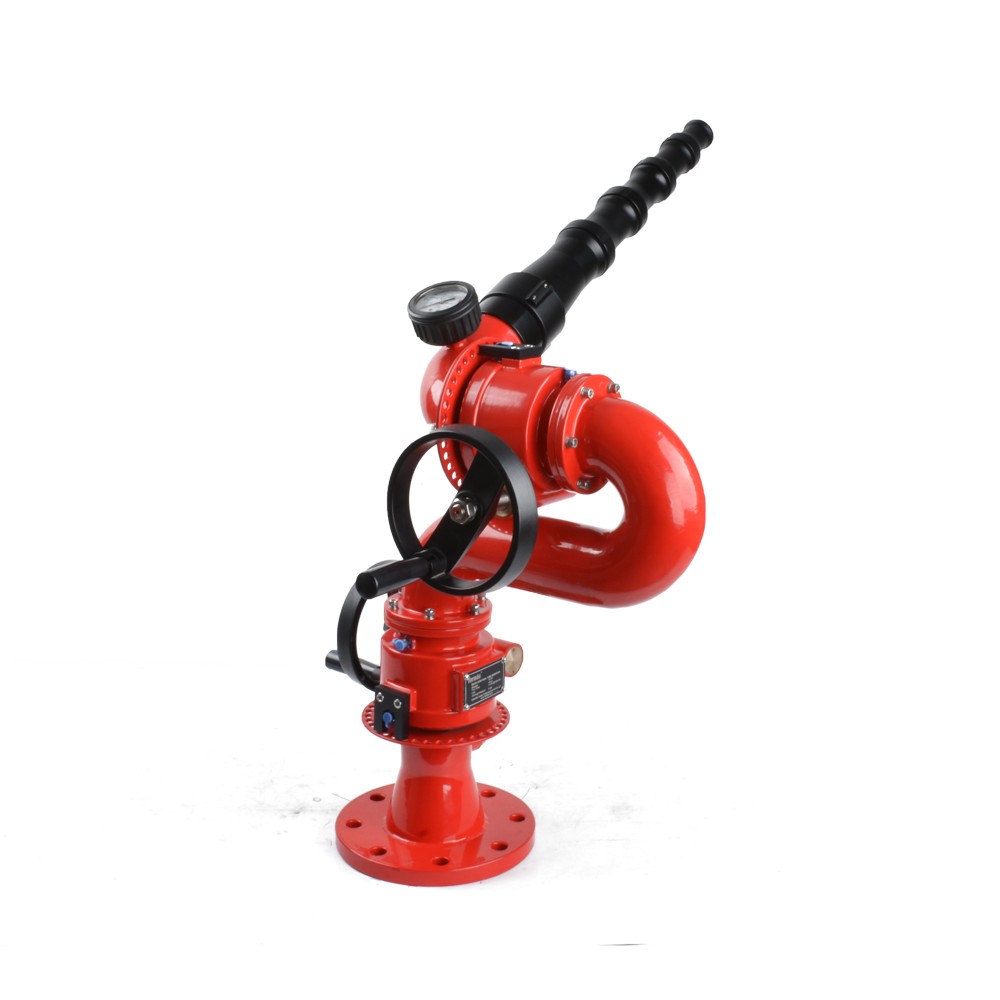 WFS gear control foam water fire monitor SQ nozzle with hose