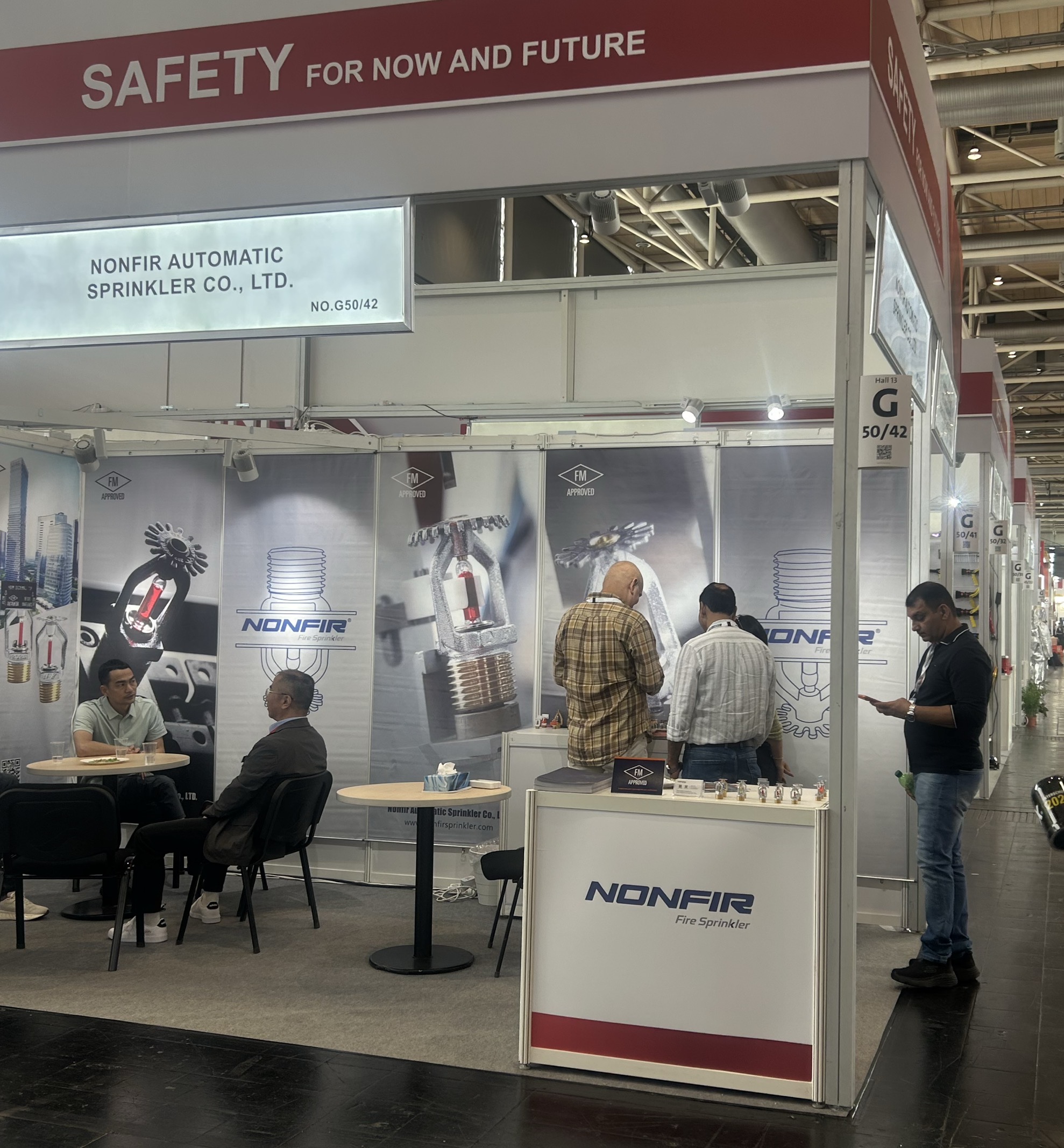 CA-FIRE NONFIR booth at INTERSCHUTZ Hannover 2026 fire protection trade fair